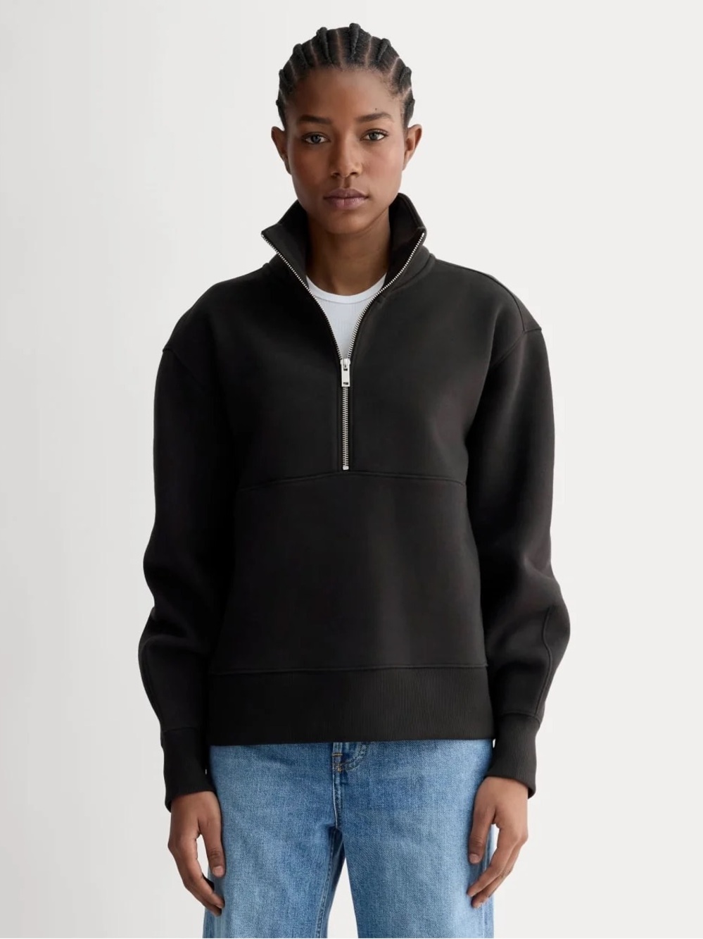 Everlane Half Zip Sweatshirt